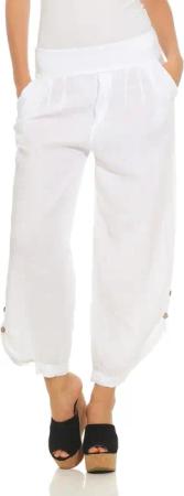 Mississhop Leinenhose 100 % Leinen Sommerhose,