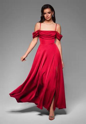 OMBRE Abendkleid Elegantes Off-Shoulder Abendkleid