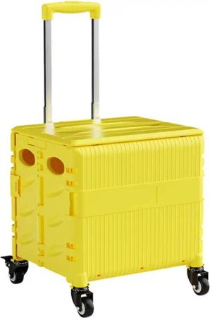 GLIESE Einkaufstrolley 45L Klappbarer Einkaufswagen mit