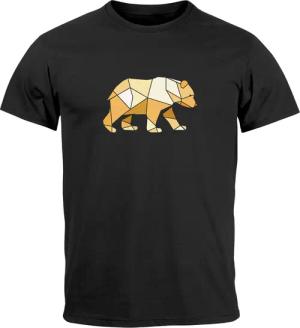 Neverless Print-Shirt Herren T-Shirt Bär Aufdruck