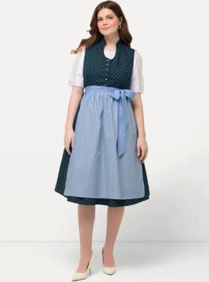 Ulla Popken Dirndl Dirndl Schmuckknöpfe Stehkragen