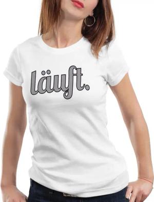 style3 T-Shirt läuft Funshirt Spruchshirt Shirt