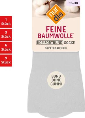 Nur Die Freizeitsocken Feine Baumwolle Komfort