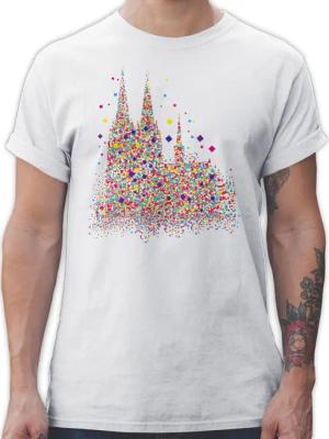 Shirtracer T-Shirt Kölner Dom Konfetti I
