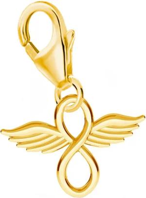 Goldene Hufeisen Charm Engel Charm Anhänger