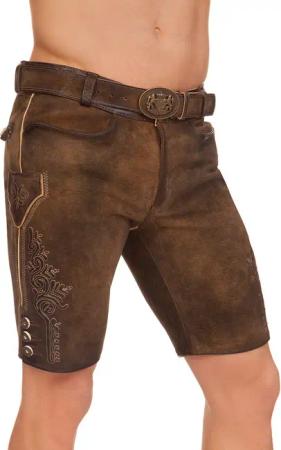 Maddox Trachtenlederhose Lederhose Herren kurz -