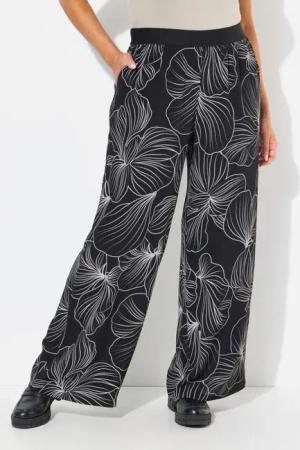 Ulla Popken Schlupfhose Hose Blüten weites