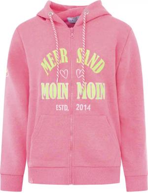 Zwillingsherz Kapuzensweatjacke "Moin Moin"