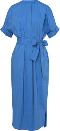 White Label Midikleid Midikleid mit Bindegürtel