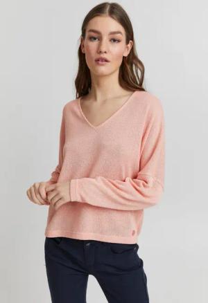 OXMO V-Ausschnitt-Pullover Katla