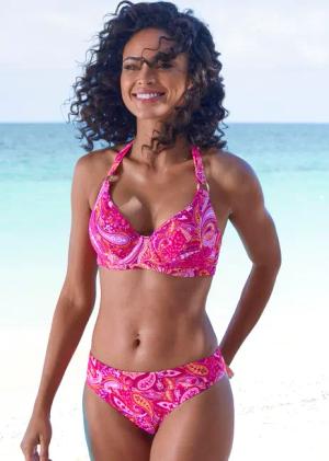 Vivance Bikini-Hose "Pretty", mit Umschlagbund und modischem Paisleymuster