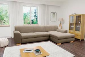 Home affaire Ecksofa "Nika zeitlos und elegant, L-Form", wahlweise mit Bettfunktion, auch in Cord