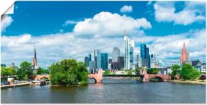 Artland Wandbild "Frankfurt am Main", Deutschland, (1 St.), als Alubild, Outdoorbild, Leinwandbild, Poster in verschied. Größen