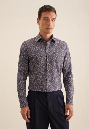 seidensticker Businesshemd "Slim", Slim 1/1 Kentkragen Floral