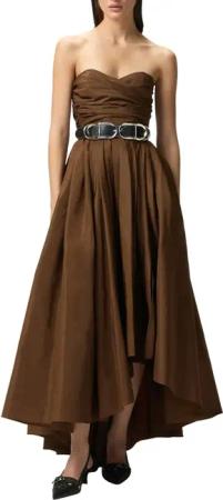 Pinko - Dresses Marrone Terra Scura - Größe 42 - bunt