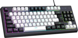 FOSMET 87-Tasten RGB Gaming Tastaturen mit