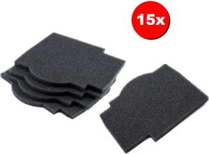 Trade-Shop Ersatzfilter 15x passend für Lunos