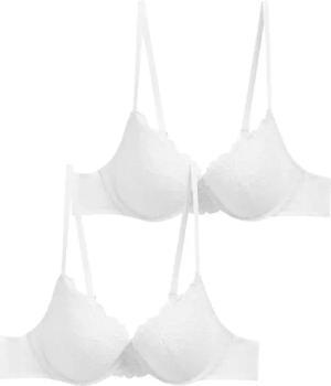 Next Set: Dekolleté-BH 2er-Pack Push-up-Spitzen-BHS mit
