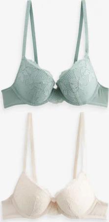 Next Set: Dekolleté-BH 2er-Pack Push-up-Spitzen-BHS mit
