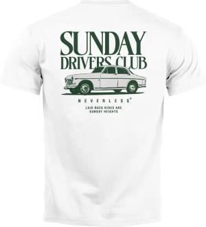 Neverless Print-Shirt Herren T-Shirt Backprint Oldtimer