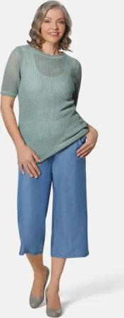 GOLDNER Strickpullover Leicht schimmernder Strickpullover mit