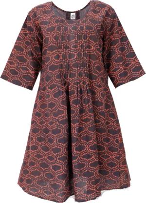 Guru-Shop Midikleid Boho Maxitunika, sommerliches Minikleid