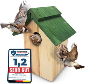 Oramics Vogelhaus Nistkasten für Vögel zum