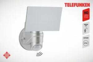 Telefunken LED Außen-Wandleuchte "CRISTO", Schutzart IP44, LED fest verbaut, 4000 K, 1600 lm, mit Bewegungssensor