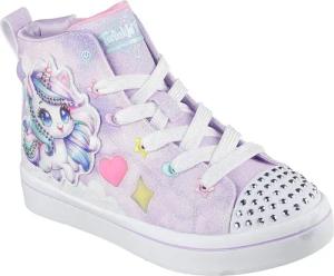 Skechers Sneaker "TWI-LITES 2.0", Blinkschuh mit Einhorn und Glitzer, Größenschablone zum Download
