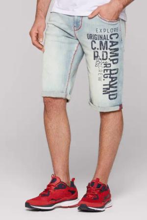 CAMP DAVID Jeansshorts, mit Turn-Up Saum
