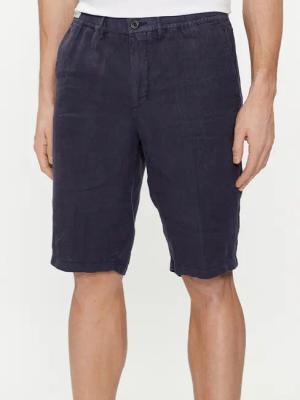 Paul&Shark Stoffshorts 24414038 Dunkelblau Regular Fit