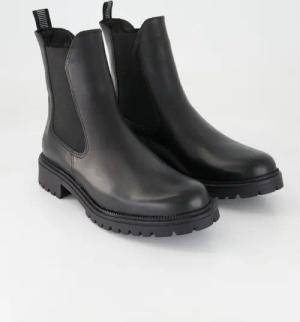 Tamaris Schuhe - 2-25427-41 Leder und Textil (Schwarz, Gr. 42)