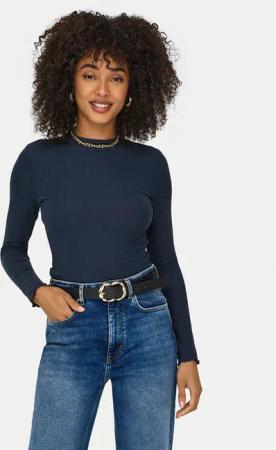 ONLY Bluse Emma 15180040 Blau Slim Fit