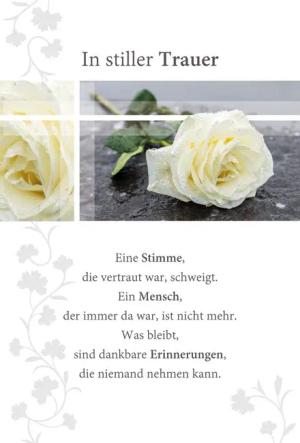 BSB Grußkarten Trauer – Beileid -