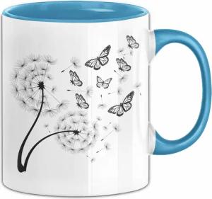 Trendation Tasse Schmetterling Tasse Grafik Geschenkidee