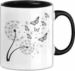 Trendation Tasse Schmetterling Tasse Grafik Geschenkidee