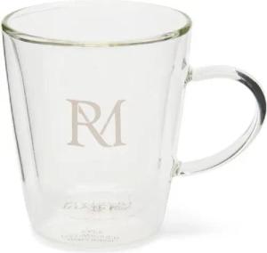 Rivièra Maison Tasse doppelwandiger Henkelbecher Monogram