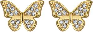 Suzan Gold Paar Ohrstecker Butterfly Whisper