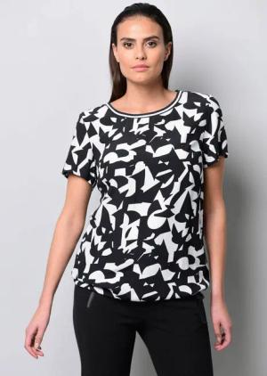 Alba Moda Shirtbluse Bluse mit Tunnelzug