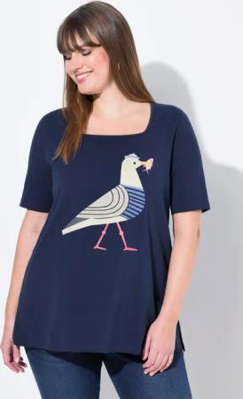 Ulla Popken T-Shirt T-Shirt Möwe Classic
