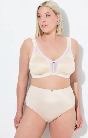 Ulla Popken Entlastungs-BH Minimizer-BH Satin Spitze