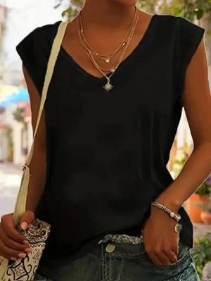 Moda Yakamoz Blusentop JANE'S Damen Kurzarm