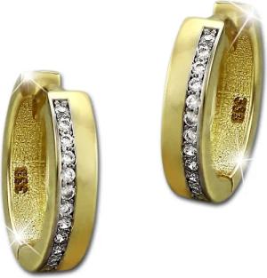 GoldDream Paar Creolen GoldDream Line Ohrringe