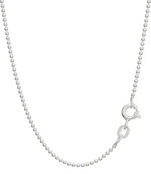 NKlaus Silberkette 925 Sterlingsilber Kugel Kette