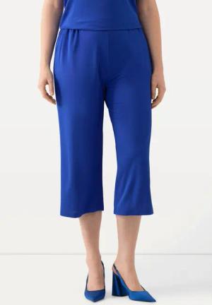 Ulla Popken Culotte Slinky-Culotte wadenlang weites