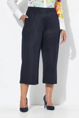 Ulla Popken Culotte Slinky-Culotte wadenlang weites