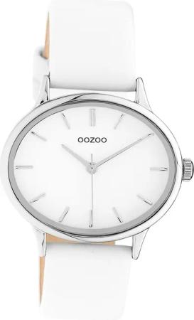 OOZOO Quarzuhr Oozoo Damen Armbanduhr weiß