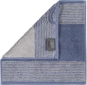 Cawö Handtuch Two-Tone 590 nachtblau