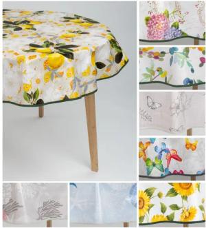 laro Tischdecke laro 140cm runde Wachstuchtischdecke