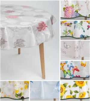 laro Tischdecke laro 140cm runde Wachstuchtischdecke